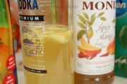 Infused vodka med ingefær og spicy mango